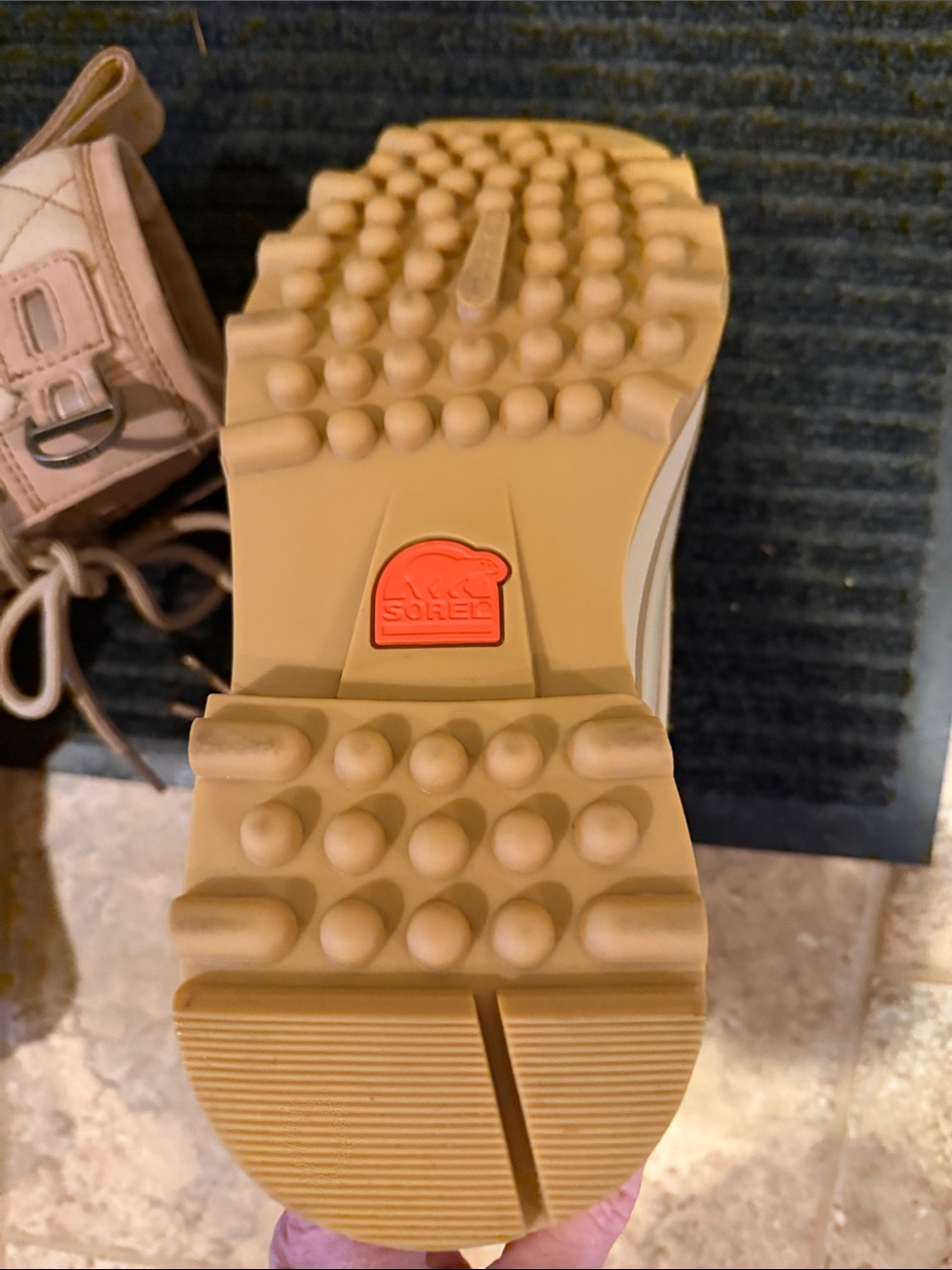 Sorel Caribou Royal Lace-Up Boot - Light Brown/Cream - Picture 7 of 7